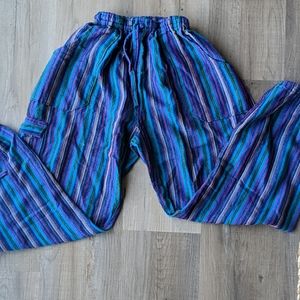 Hippie pants tie bottom